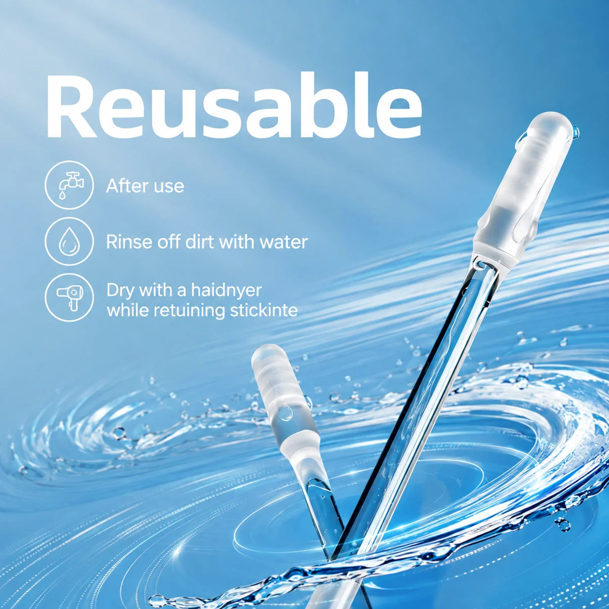 Reusable Sticky Ear Cleaning Sticks